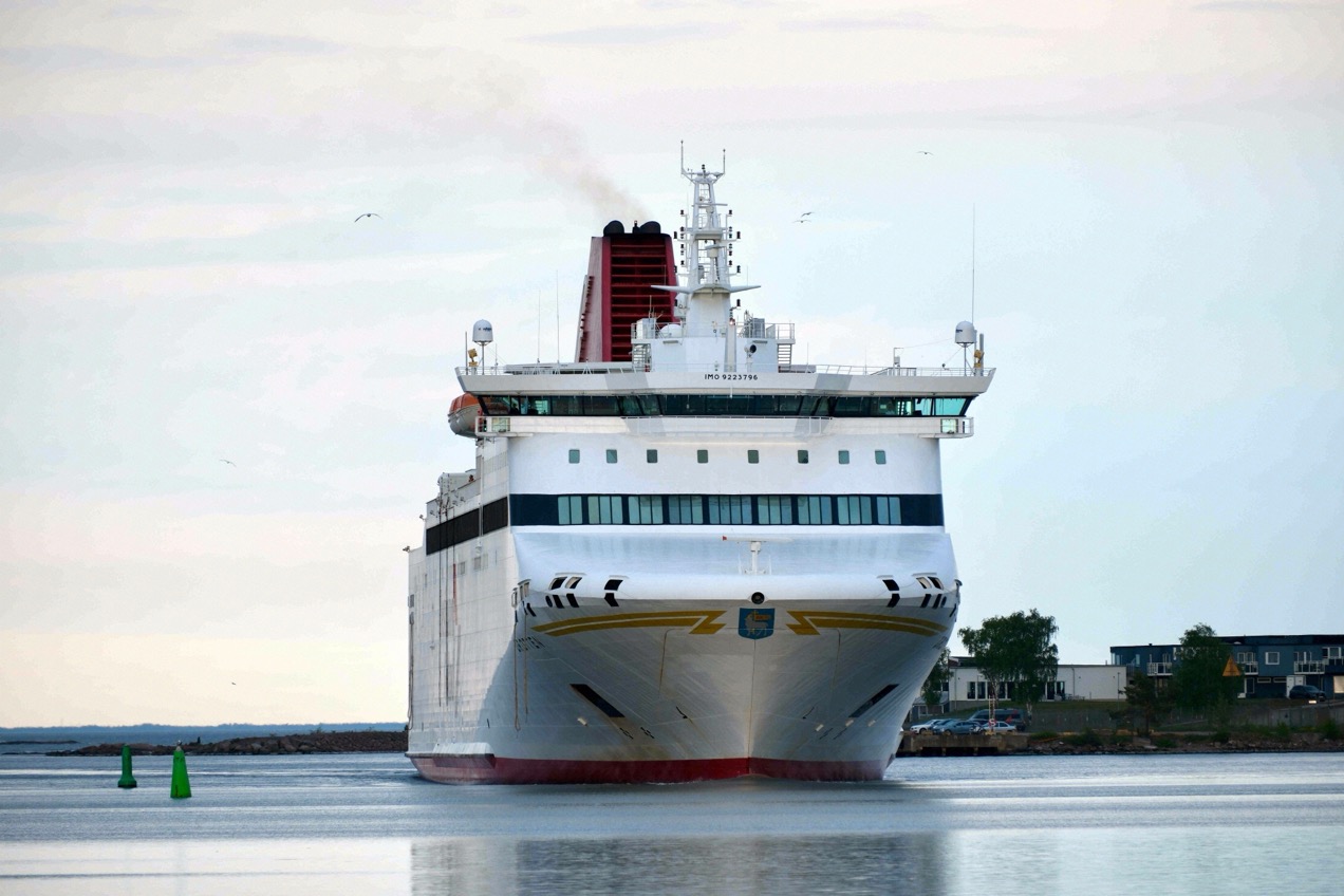 Stena-Line-Fähre in Rostock